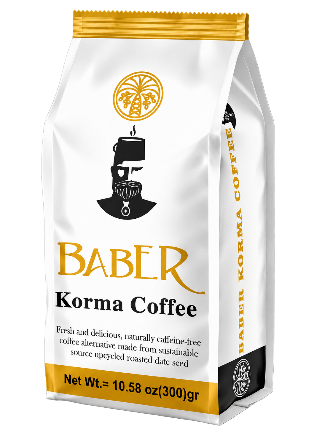BABER Date Seed Coffee 300 g packaging design 02
