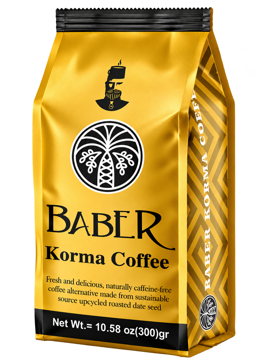 BABER Date Seed Coffee 300 g packaging design 03
